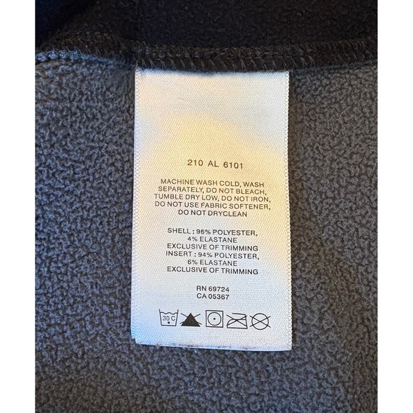 Columbia Women's Lightweight Fleece Pullover Gray/Black Activewear Jacket Medium - Picture 4 of 7